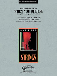 When You Believe Orchestra sheet music cover